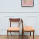 Set of 2 vintage chairs