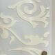 Polished and screen-printed glass sconce by eglo