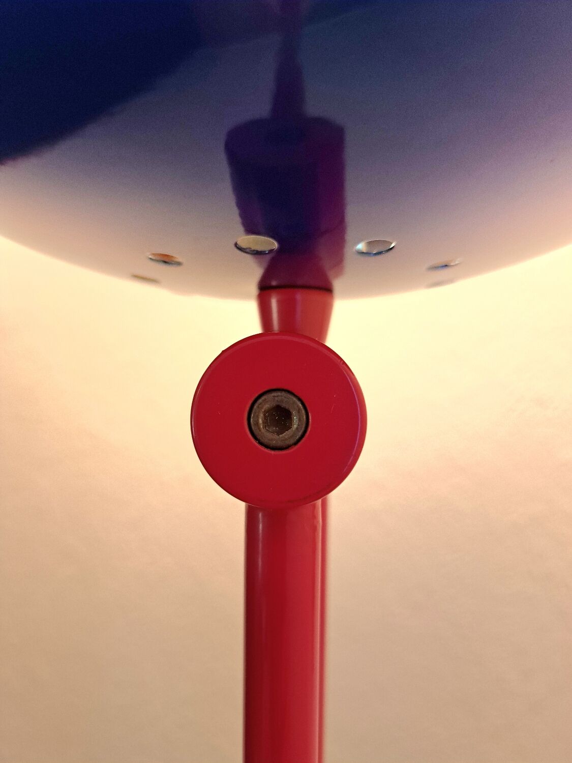 Polychrome articulated stilplast floor lamp