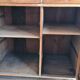 English buffet in pine of the nineteenth century