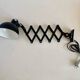Scissor wall lamp, 1950s