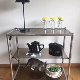 Stretch console glass and chrome