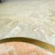 Table vintage en marbre Maitland Smith Hollywood Regency années 1980