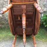 Old oval table Louis Philippe with 6 feet