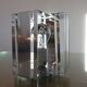 Chrome metal table lamp 70s