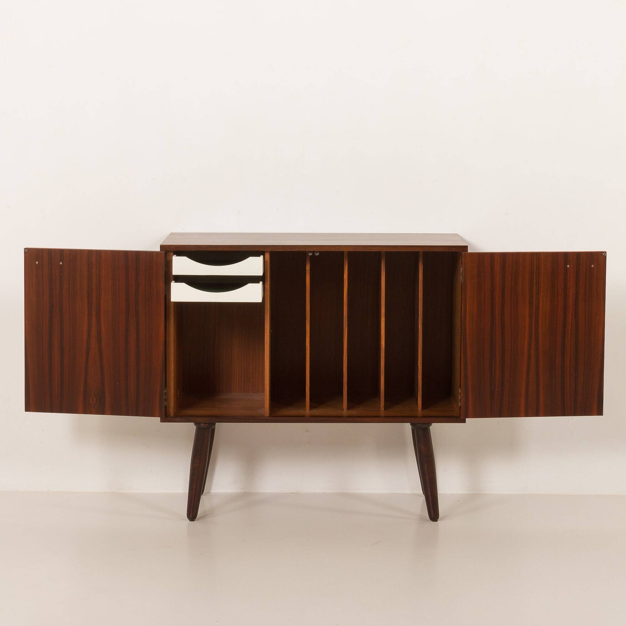 Vinyl records or file cabinet attr. to Kai Kristiansen, Denmark 1960s