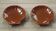 Ensemble de 2 plats de service Emile Henry Brown Coquille St Jaques 4642