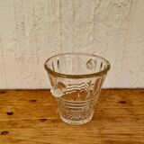 Seau à glaçons en verre vintage