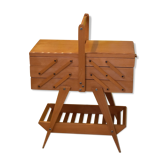 Beech sewing basket