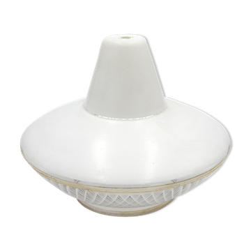 Lampe soucoupe blanche