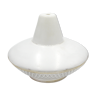 White saucer lamp