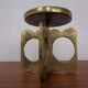 Brutalist Bronze Candle Holder, 1960s