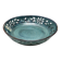 Very large handcrafted openwork stoneware dish Ø 36 cm – Turquoise blue glaze