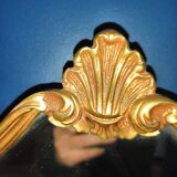 Violin-shaped mirror in Louis XV style