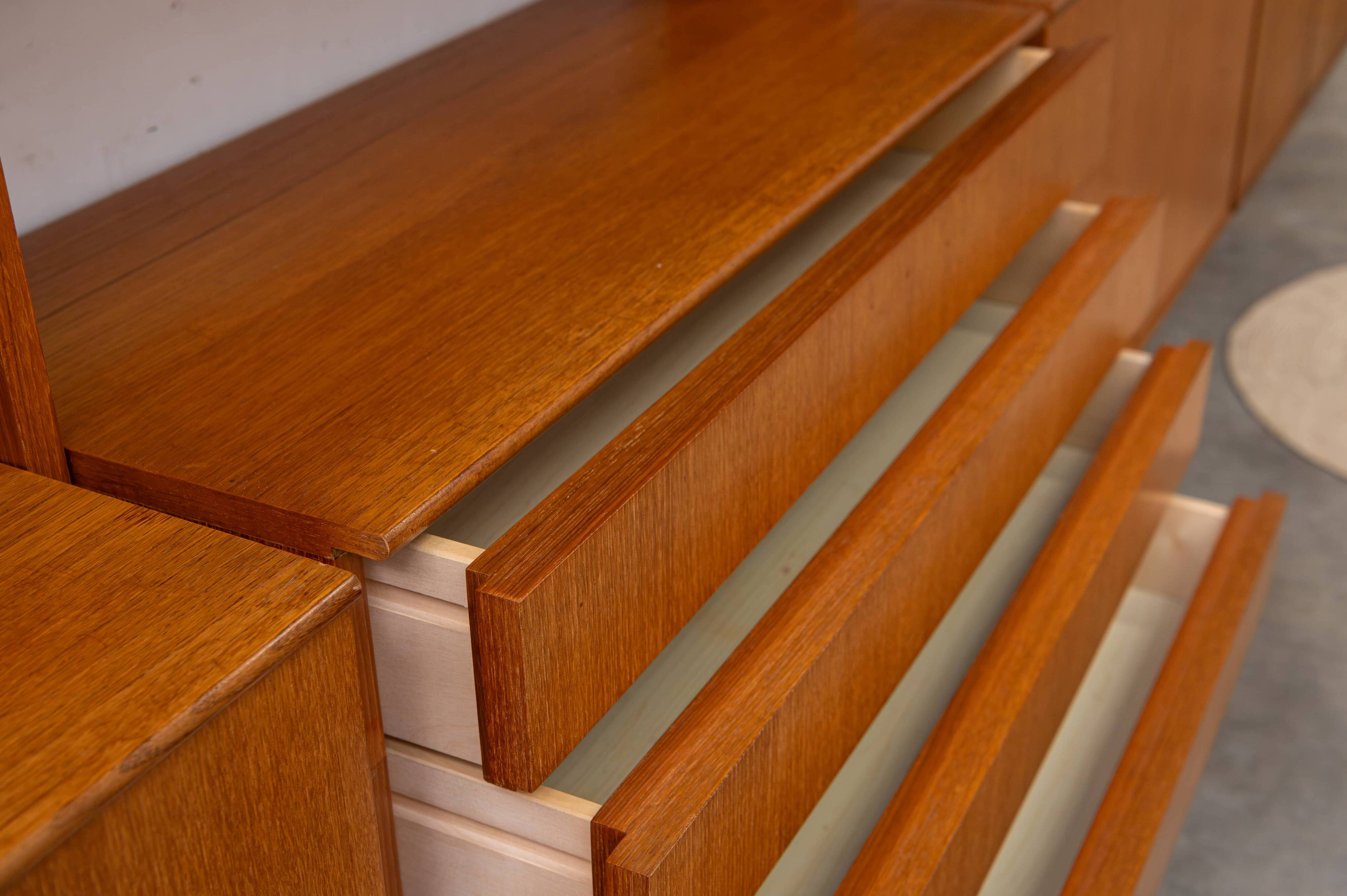 Modular Wall Unit by Peter Petrides for Interna Wandmöbelw