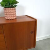 Teak veneer sideboard with drawers from Sweden