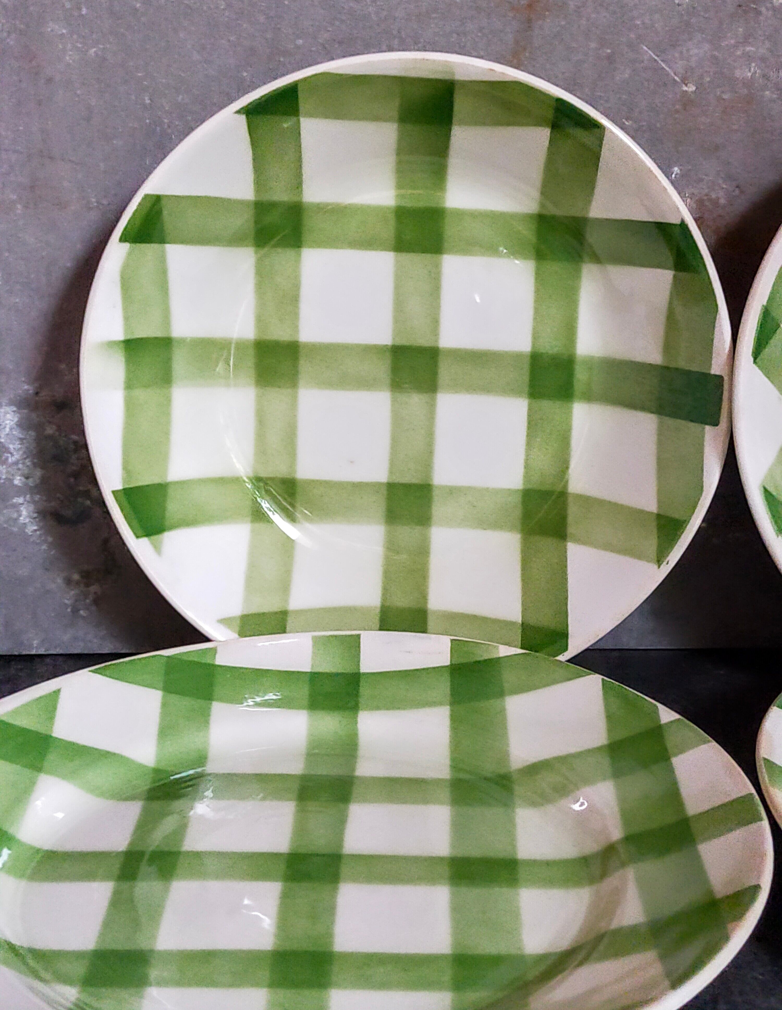Set of plates Moulin des Loups vintage
