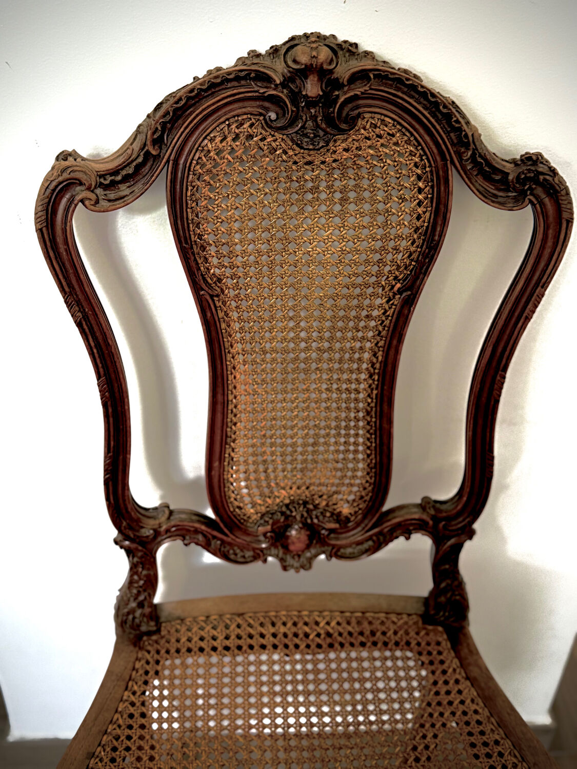 Vintage caned chair – Louis XV