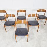 Mid century dining chairs by Erik Buch for OD Mobler, 1960s