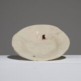SET OF 4 GLAZED CERAMIC SOUP PLATES