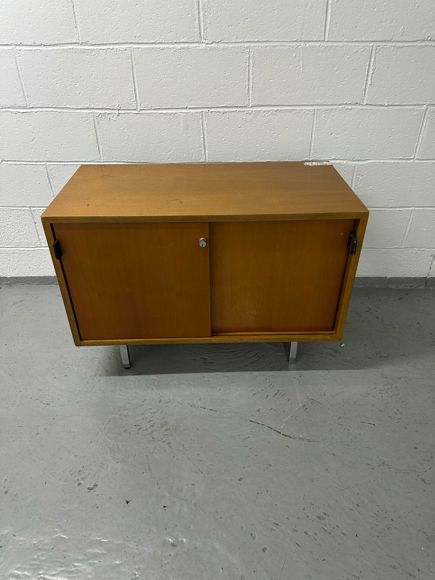 Florence Knoll furniture in teak from the 1970s.