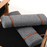 Børge Mogensen Sled Chairs BM-2254 and Stool 1960s