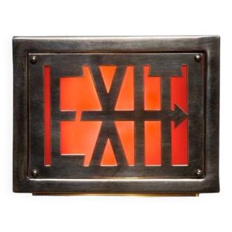 Applique art déco "exit"