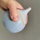 Sugar bowl/Lidded jar in ceramic, Danish from the 1980s-90s.