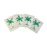 Hand-painted napkins palm tree 🌴