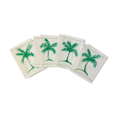 Serviettes de table peintes à la main palmier 🌴