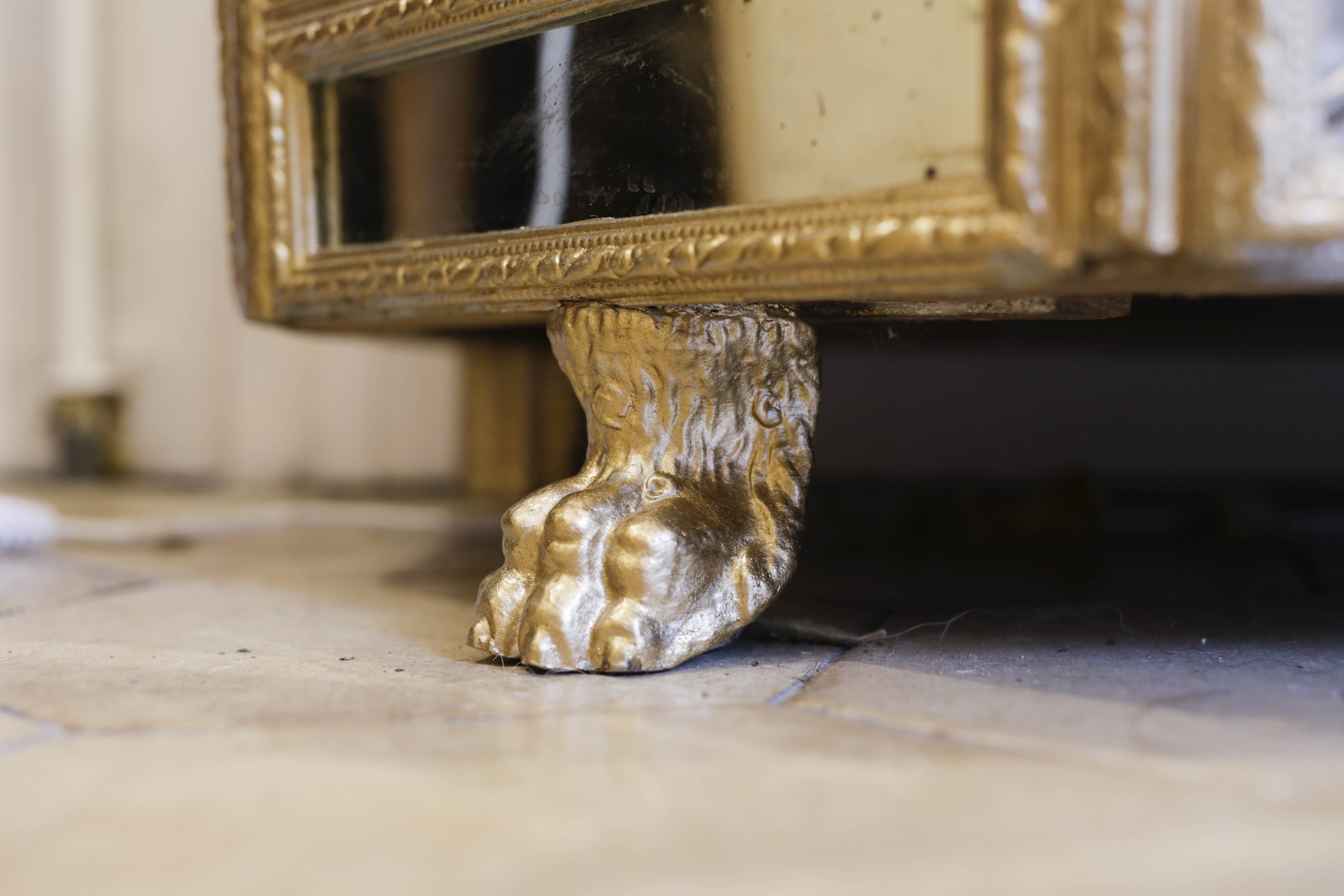 Furniture bar and mirror pareclose 19th