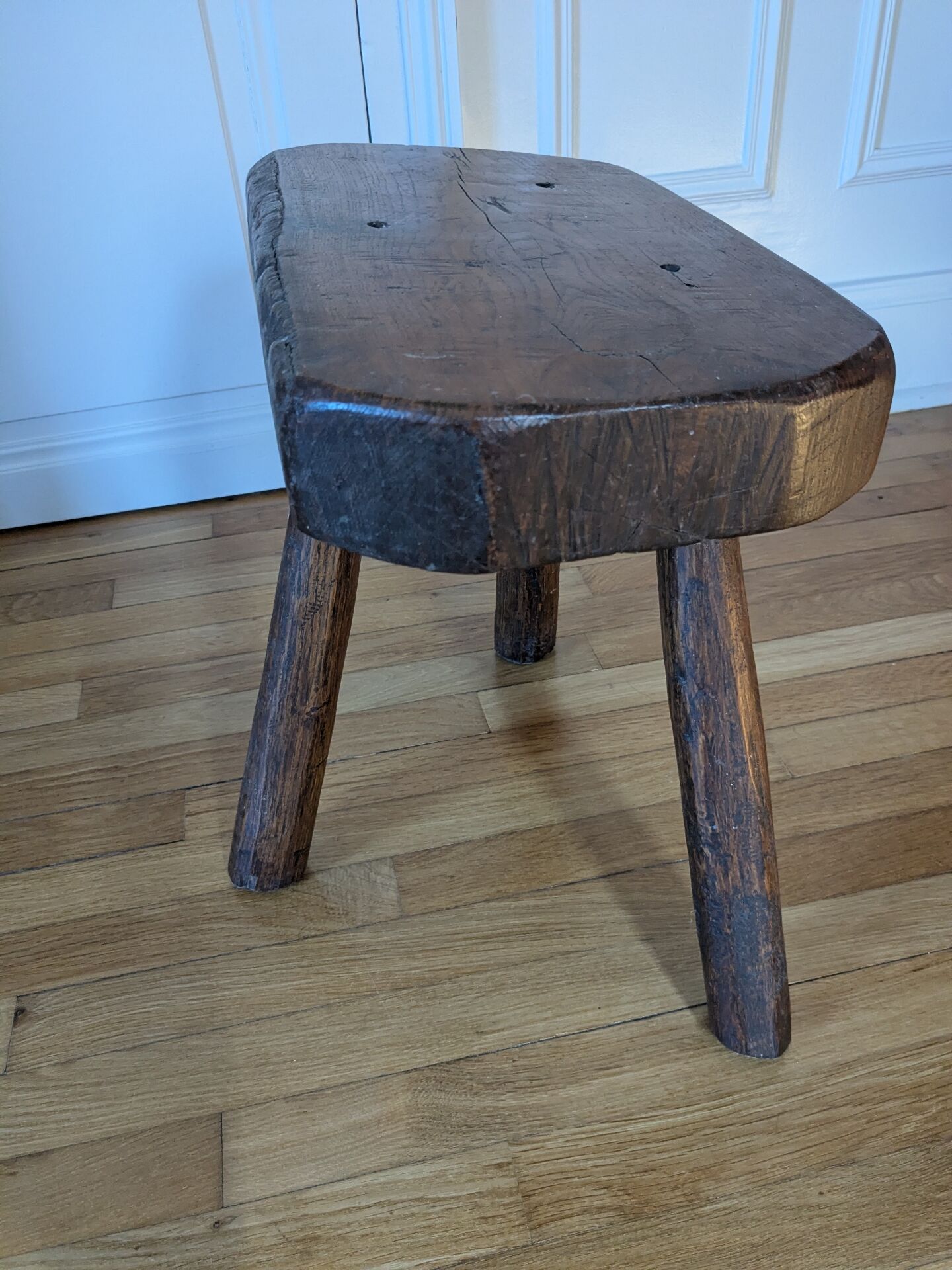 Brutalist tripod stool