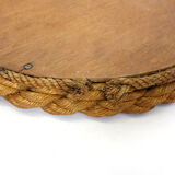 Mirror round rope frame, 42 cm.