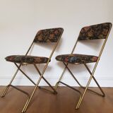 Set of 2 Lafuma folding chairs