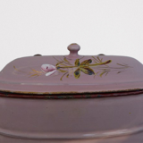 Ancient enamelled sheet metal fountain