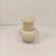 White alabaster vase – Unique piece Natural stone decoration