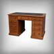Victorian Mahogany Pedestal Desk, England – Late 19th Century