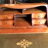 Louis XV style cherry wood capuchin desk with system