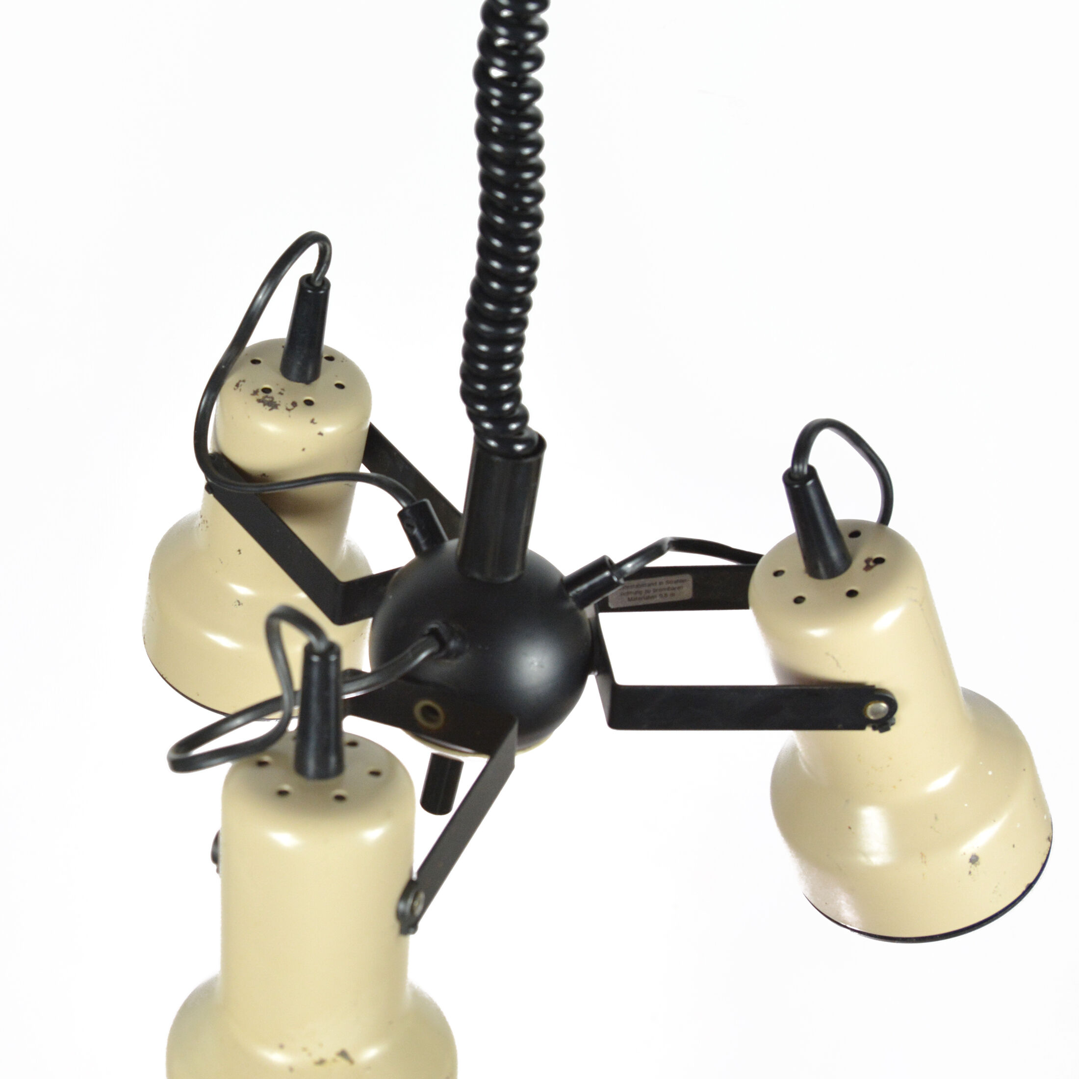 1970s space age pendant lamp Richard Essig Besigheim, Germany