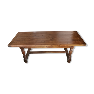 Solid oak farm table