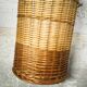 Large round wicker basket