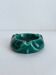 Vintage green ceramic ashtray