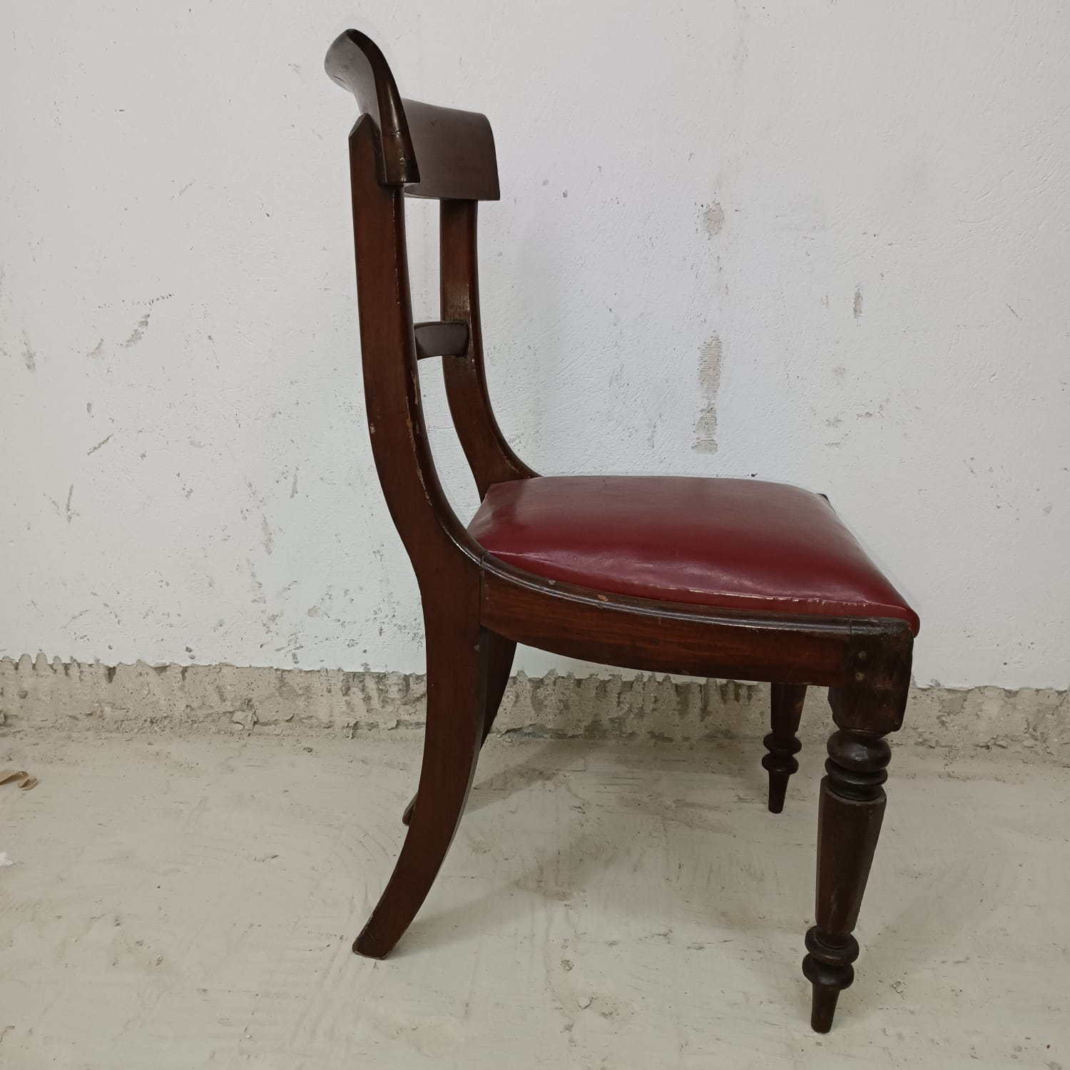 Set of 6 victorian antique dining chairs