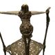 French Art Nouveau Style Brass Plant Stand, 1960/70s