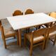 Table vintage Hank Lowenstein Padua et 6 chaises, des années 70