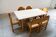 Table vintage Hank Lowenstein Padua et 6 chaises, des années 70