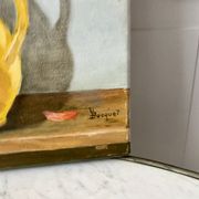 Oil painting on canvas Vintage bouquet of flowers