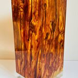Large lucite vase, vintage Plexiglas