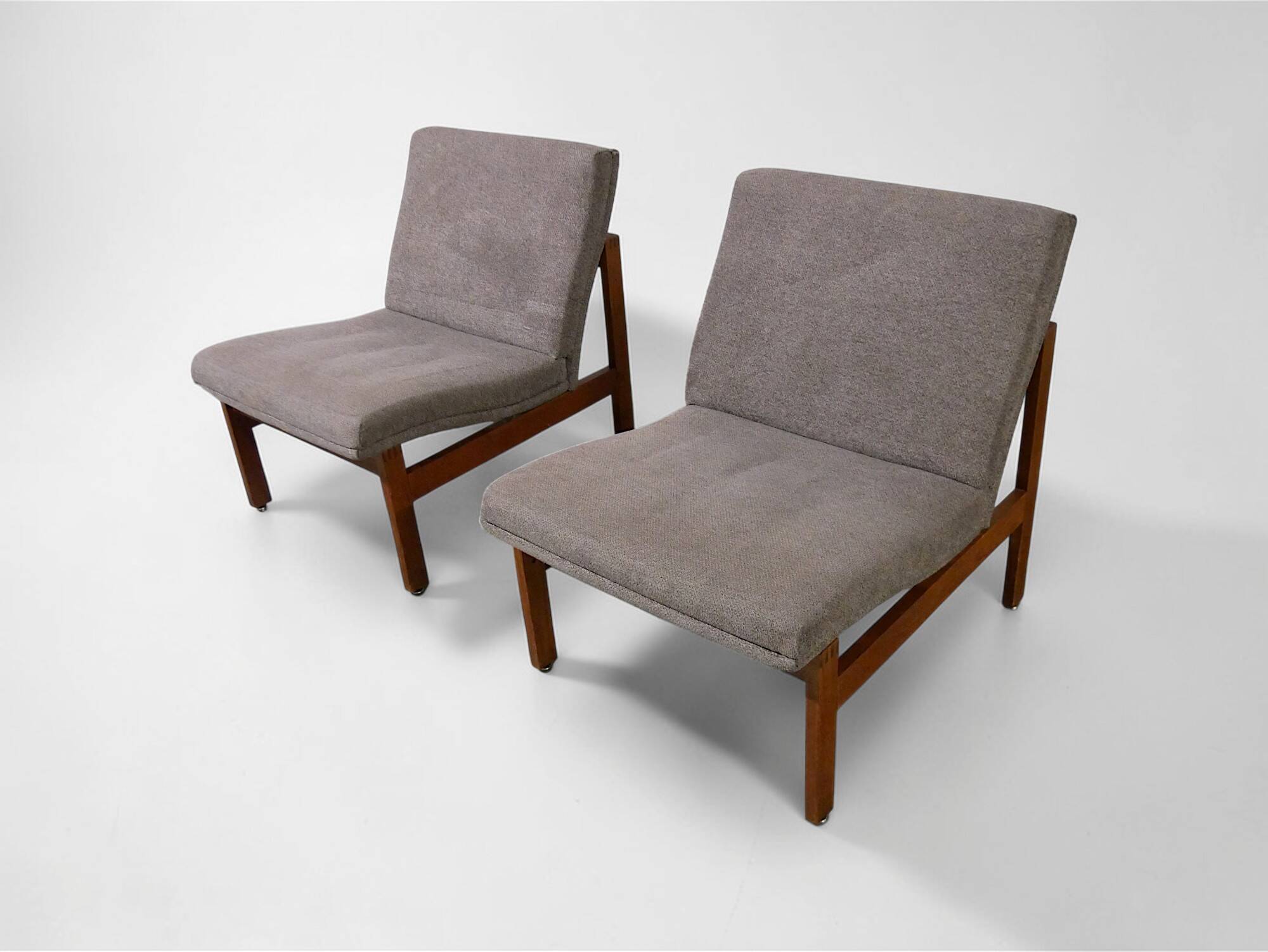 Pair of teak armchairs by France & Son - vintage 1960.