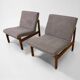 Pair of teak armchairs by France & Son - vintage 1960.